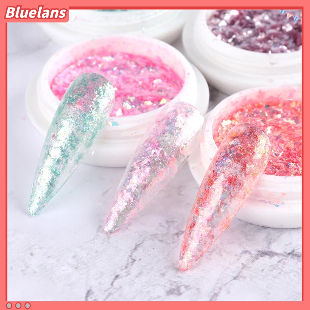[BLM] Glitter Kuku Tekstur Halus Multi Guna Nair Art Fashion Nail Glitters Dekorasi Untuk Salon Kuku
