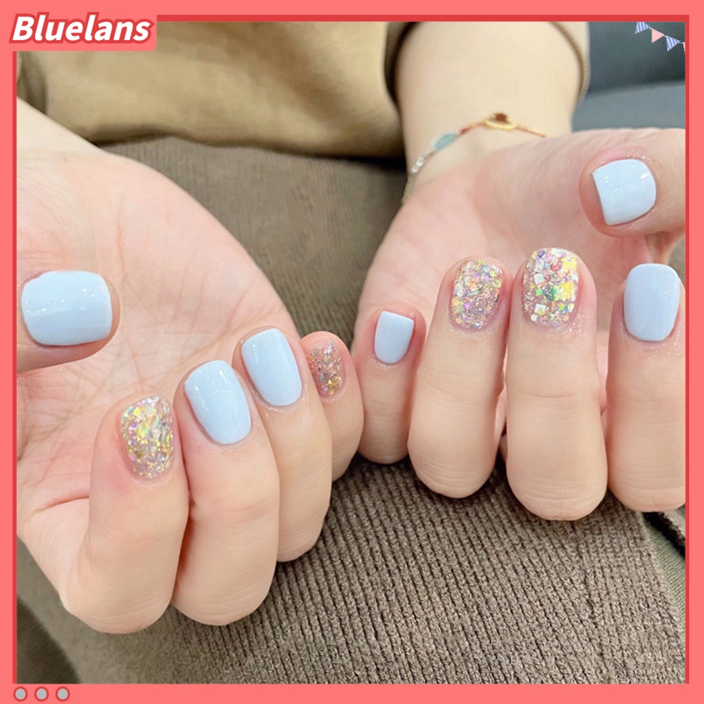 [BLM] Nail Glitters Colorful Nail Beauty Ultra-Tipis Manicure Sequin Powder Glitters Untuk Profesional
