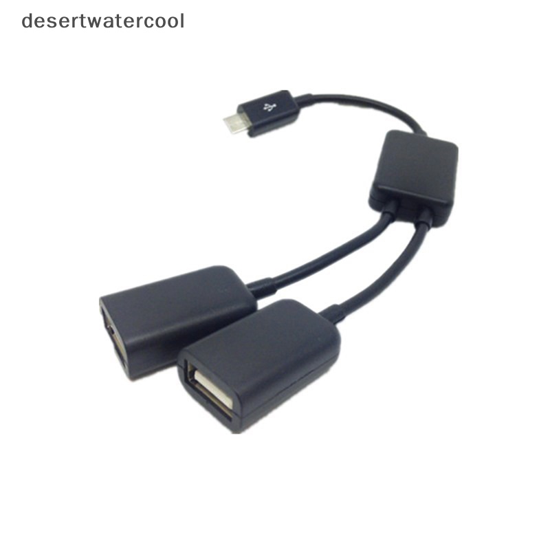 Deid Kabel Adaptor Host Hub OTG Dual Micro USB Untuk Tablet PC Dan Smart Phone Martijn