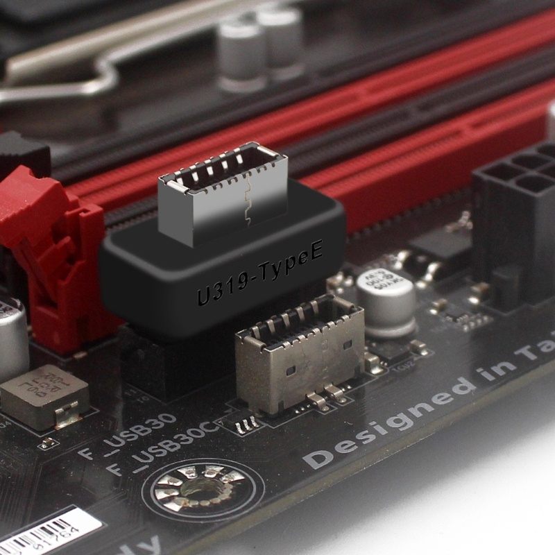 Cre Usb3 0 Header Internal Ke Usb3 1 3 2tipe C Adaptor Tipe-E Depan 20pin 19pin Converter Untuk PC Motherboard Connecto