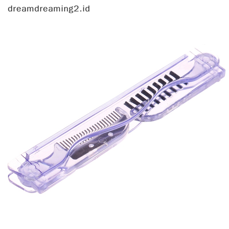 (drea) Sikat Bulu Mata Lipat Tongkat Maskara Lipat Sikat Sisir Alis stainless steel //