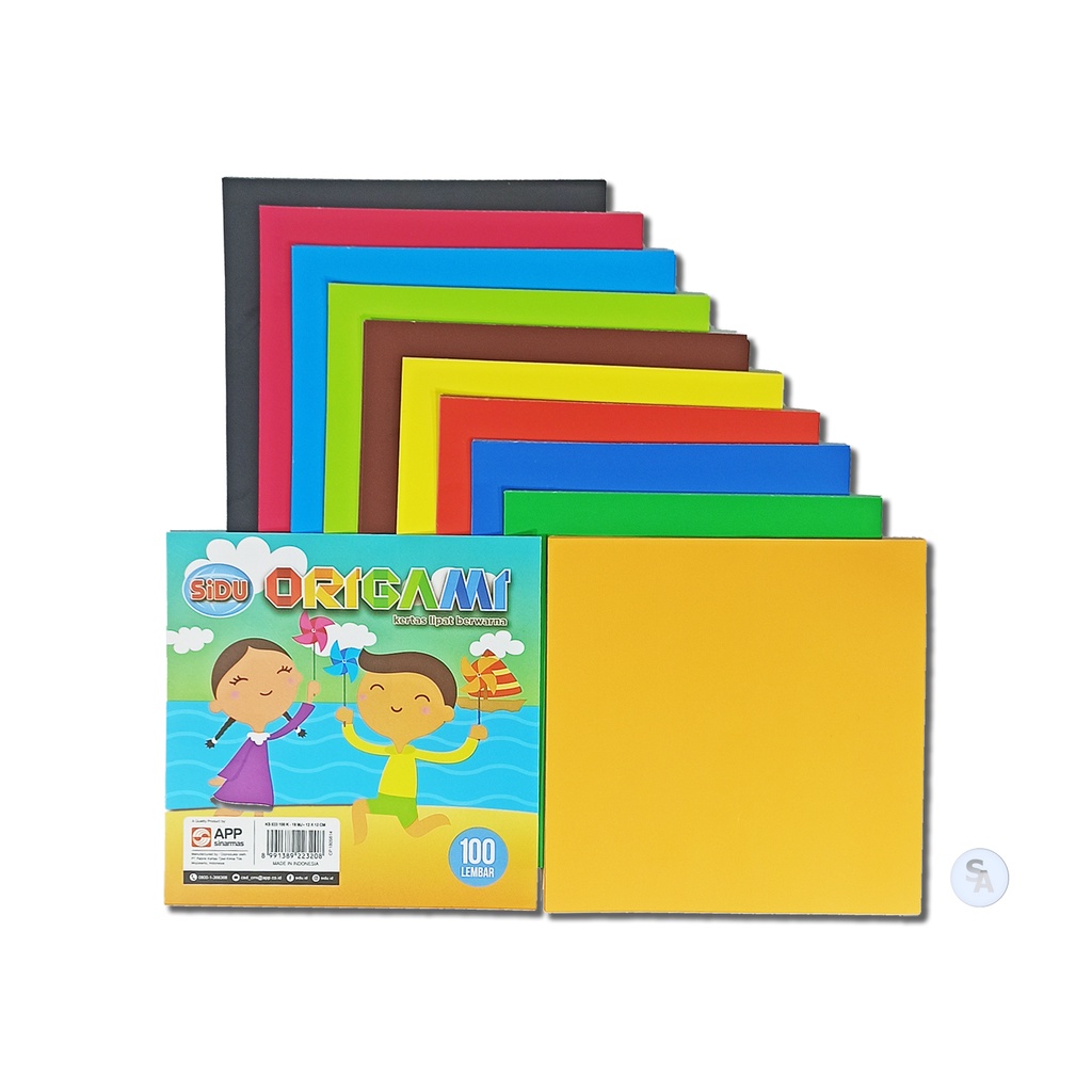 

SIDU - Kertas Warna Origami 12x12 isi 100 Lembar - Pack