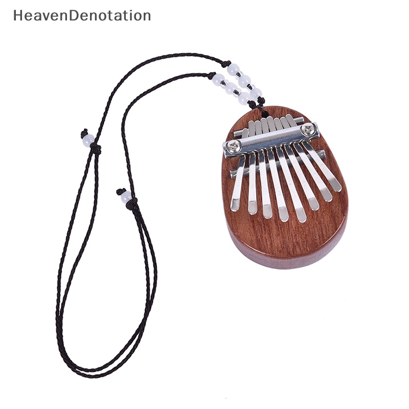 [HeavenDenotation] Kalimba Mini 8tombol Jempol Piano Suara Besar Jari Keyboard Alat Musik HDV