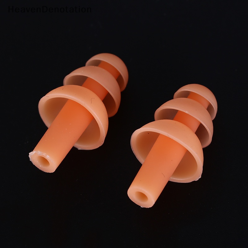 [HeavenDenotation] 1set Tahan Air Lembut Silikon Renang set Hidung Klip Telinga plug earplug Alat  Hdv