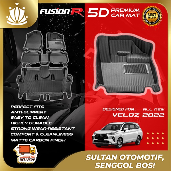 Fusion R Karpet Mobil 5D Toyota All New Veloz 2022 Premium