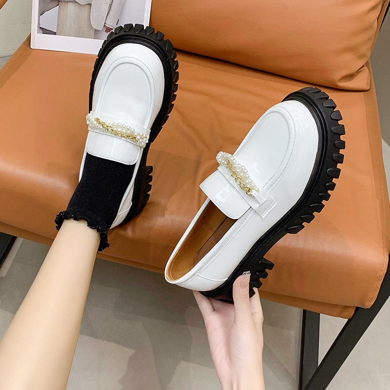 LUMMYSHOP SEPATU WANITA ANYA LOAFERS BLACK IMPORT PREMIUM