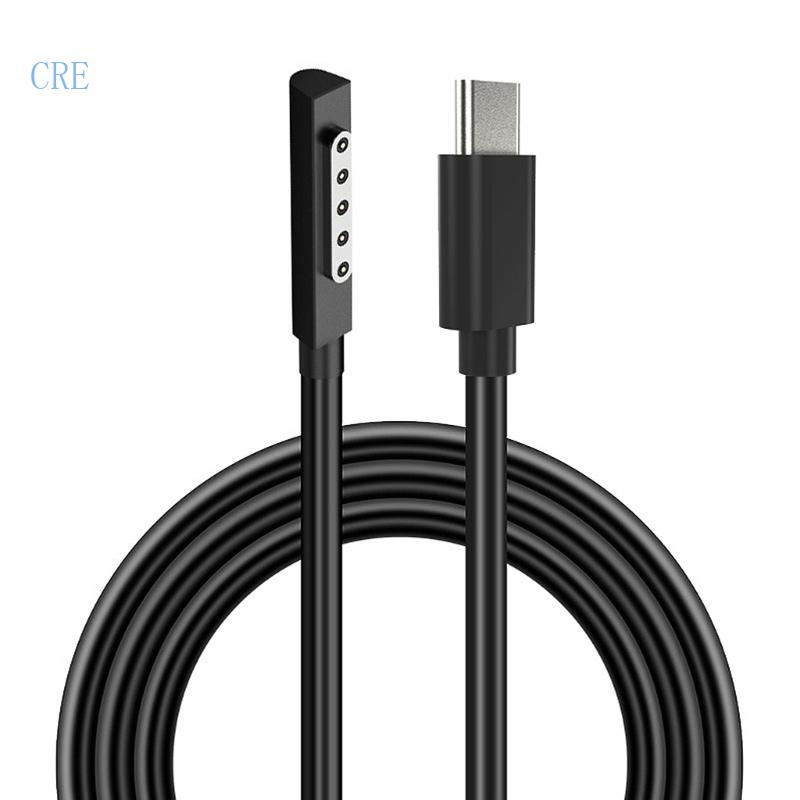 Cre Kabel Charger Portable Kabel Sambung Permukaan Charge Untuk Surface Pro 12rt Laptop