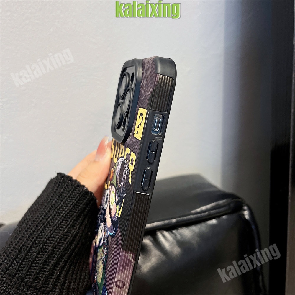 IPHONE Casing Kulit Mario Mekanik Untuk Iphone11 12 13 14 Pro Max14 Plus Xs Max X XR 78 Plus Soft Back Cover