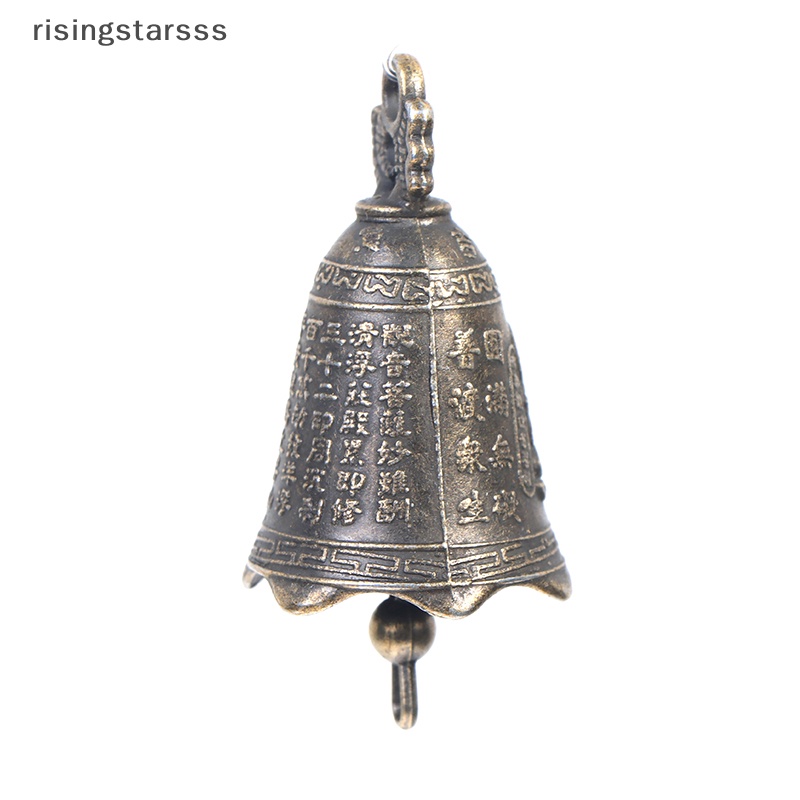 Rsid Span-Baru 2pcs Lonceng Antik Patung Tembaga Kuningan mini China pray Guanyin Bell Jelly