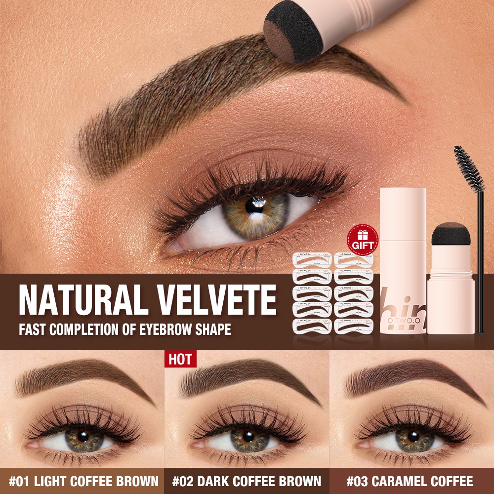 ✨LACIKOSME✨ O.TWO.O EYEBROW CUSHION STAMP WATERPROOF | 1-STEP BROW LONG LASTING