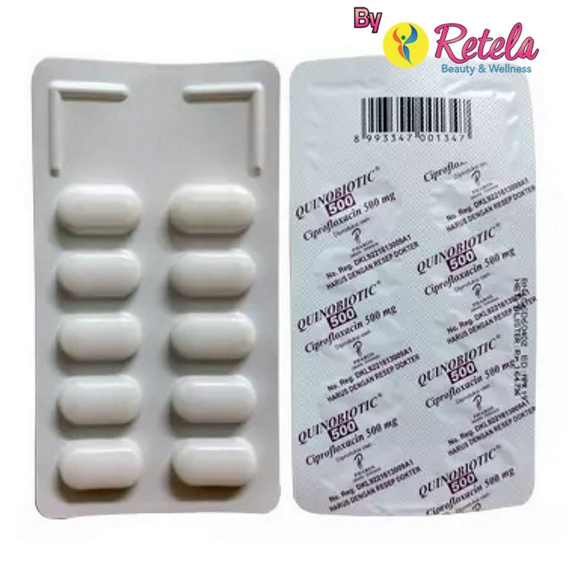 QUINOBIOTIC 500MG 1 STRIP 10 TABLET