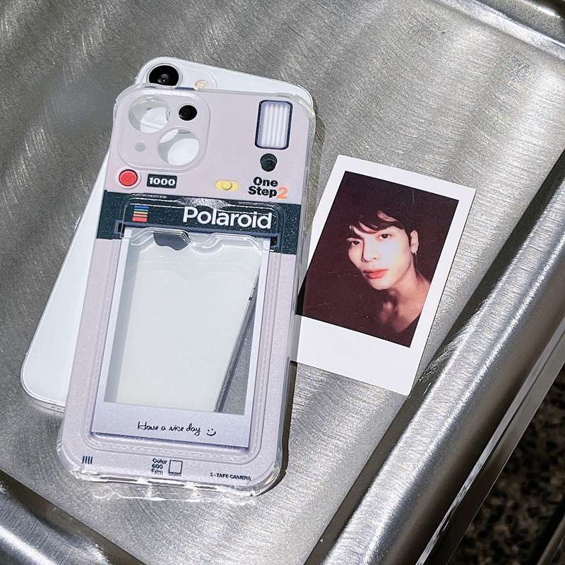 Card Case Clear Camera Soft Case HP iP iPhone 14 13 12 11 Pro X XS XR Max 7 8 + Plus FTD Casing Apple