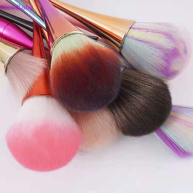 Newbaby Kuas Nail Art Kuas Debu Lembut UV Gel Cat Kuku Nylon Brush Nail Art Tools ID