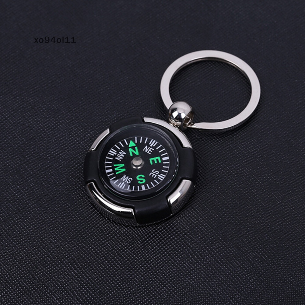 Xo Fashion Kreatif Kompas Logam Mobil Keyring Keychain Gantungan Kunci Ring Keyfob Hadiah OL