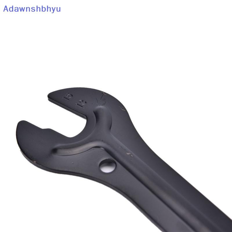 Adhyu 13 /15mm+14 /16mm Cycle Bike Bicycle Steel Bike Cycle Head Open End As Hub Cone Wrench Spanner Alat Perbaikan Sepeda ID