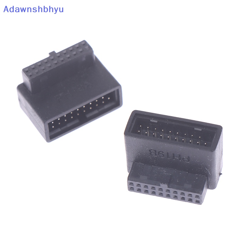Adhyu Adapter Ekstensi USB 3.0 20pin Male to Female Siku 90derajat Untuk Motherboard ID
