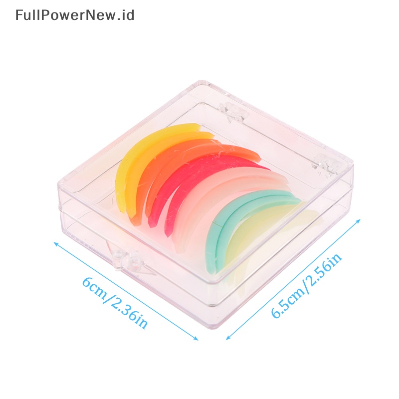 Power 6pasang Coloful Lash Lift Lifg Curlers Curl Silicone Shields Pads Reusable Perm ID