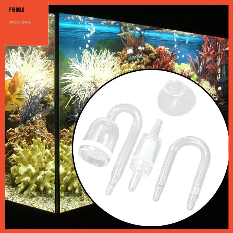 [Predolo] 4pcs CO2 Untuk Air Tawar DIY Tangki Ikan Aquarium Bening CO2 Diffuser