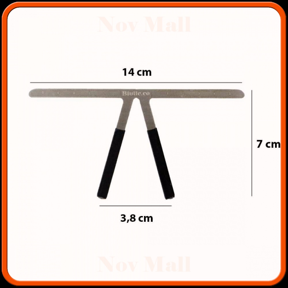 Penggaris Alis Eyebrow Ruler Measure Shaping Tool