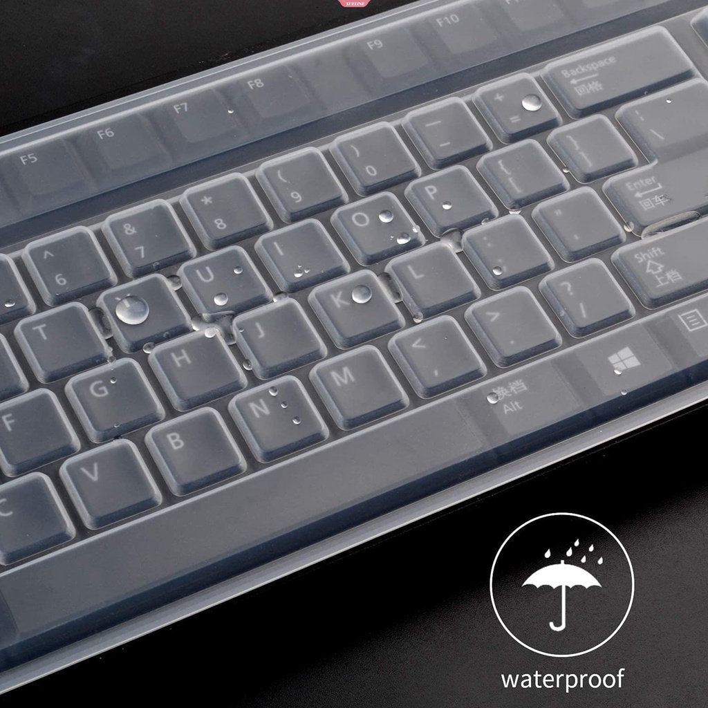 Cover keyboard Untuk Komputer Desktop Universal 445X140mm silicone keyboard cover case Transparan Bening protecter film [ZXL]