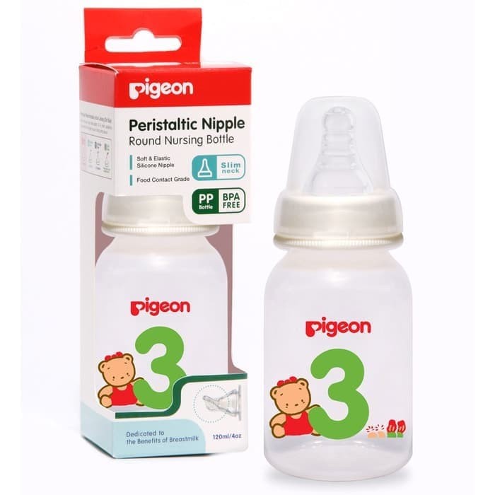 Pigeon Botol Bayi dan Anak PP RP 120 ml angka 3 BPA Free