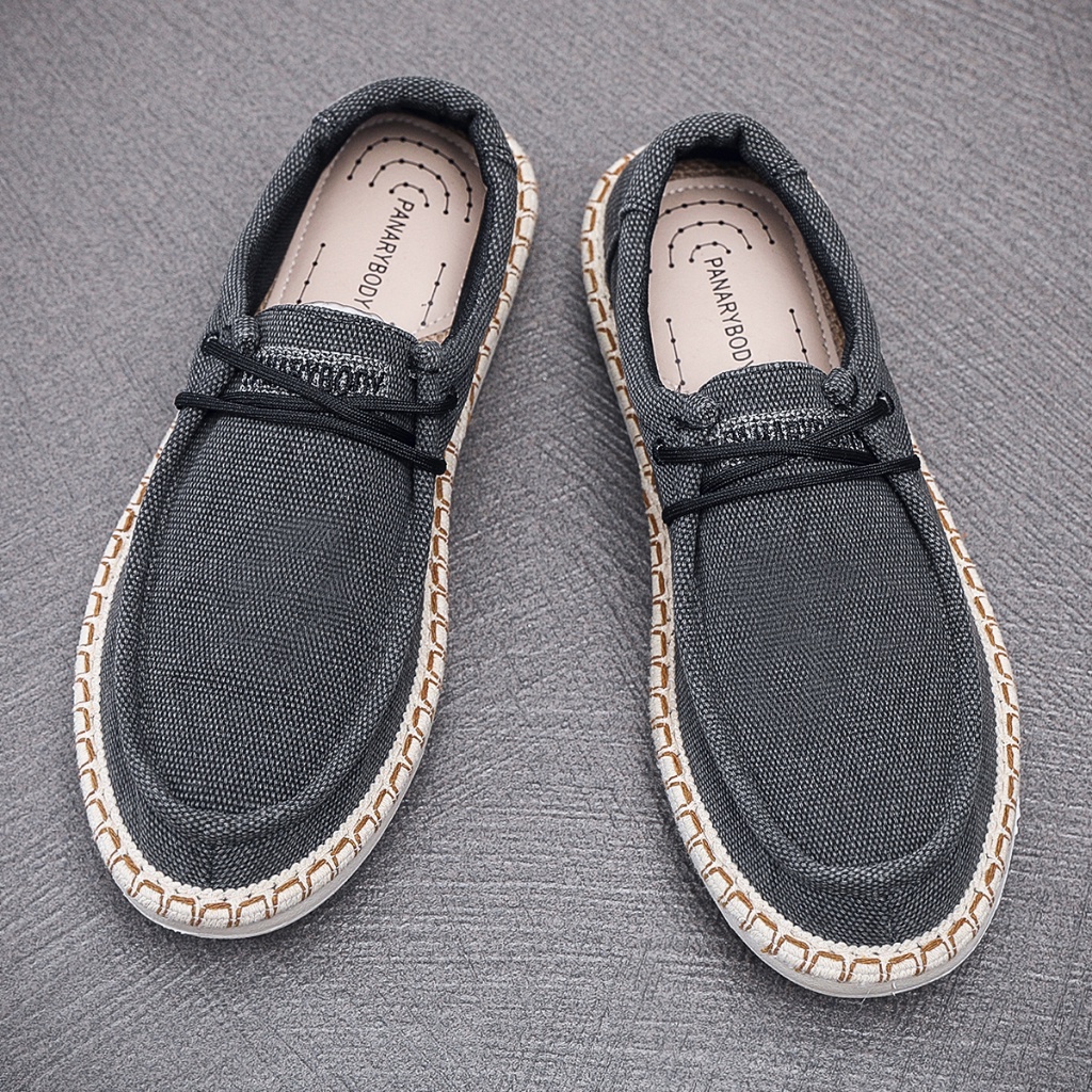 Sepatu Cowok Formal Keren High Quality Modis Import Sepatu Kerja Casual Pria Slip-On Hitam Kuliah