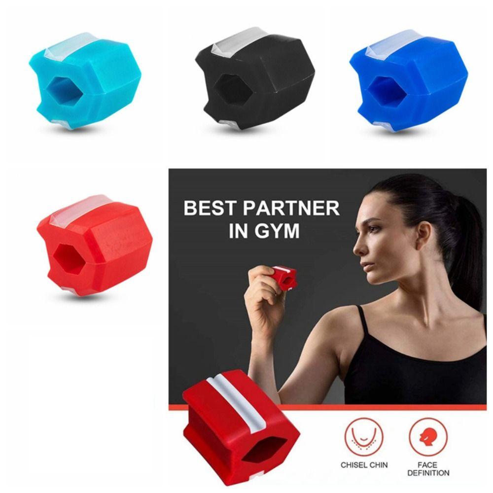 Lanfy Jawline Trainer V Face Beauty Muscle Food Grade Silikon Tulang Pipi Pelatih Peralatan Kebugaran Penghilang Dagu Ganda Rahang Leher Berolahraga Untuk Wajah Langsing