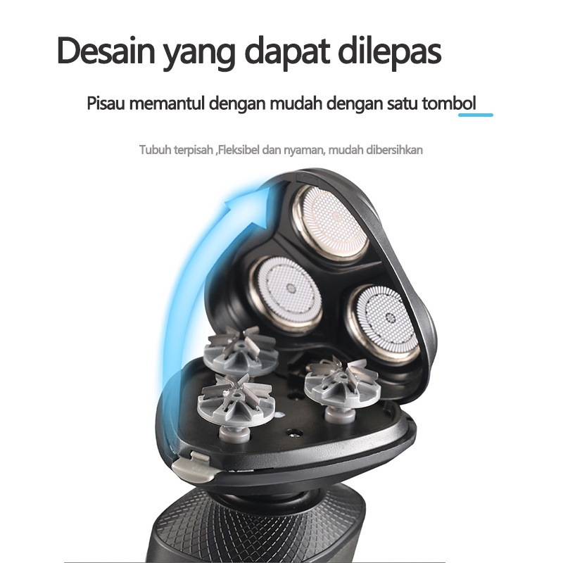 THE AVENGERS - Alat Cukur Kumis Jenggot Rambut Elektrik Shaver Portable 3IN1 Isi Ulang Usb