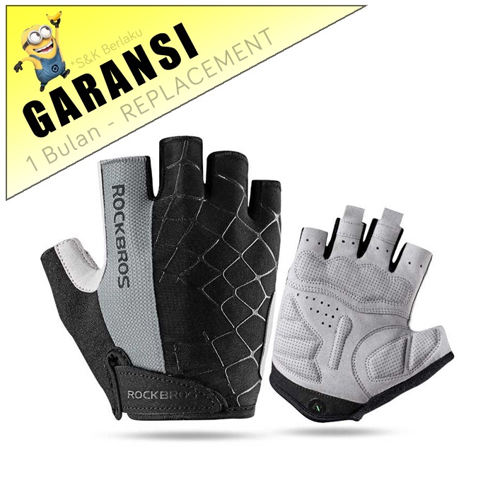 [COD] Sarung Tangan Breathable Rockbros Spider Full Finger Sepeda Motor Fitness Glove Gloves Gym Olahraga