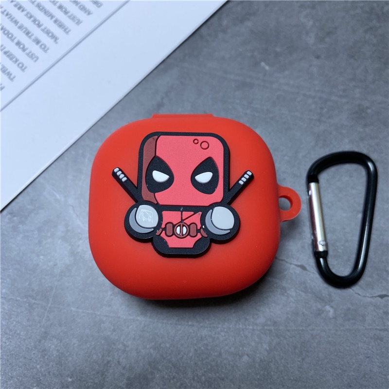 Kartun Earphone Case Cover Untuk Anker Soundcore R50i Earbud Silikon Charging Box Pelindung Shell Dengan Kait