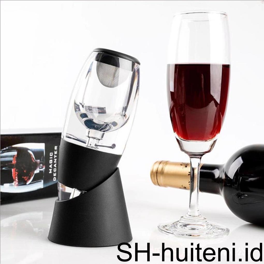 Wine Decanters Dengan Filter Dan Base Tabletop Kitchen Pourer Pria Stabil Dispenser Rumah Tangga Pesta Ulang Tahun Pernikahan Bar Kitchen