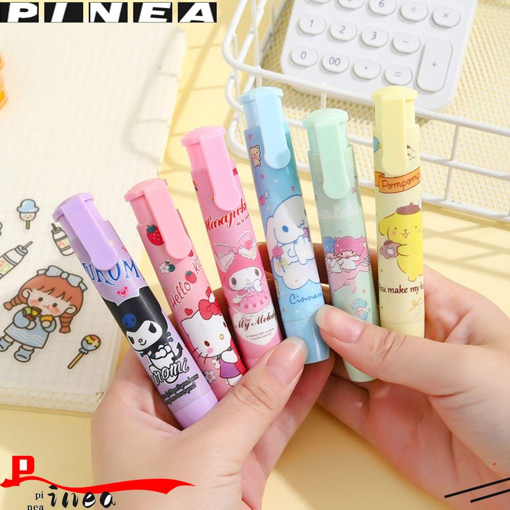 Pineapple 3pcs Penekan Pensil Eraser Alat Tulis Anak Pelajar Pen Type Eraser