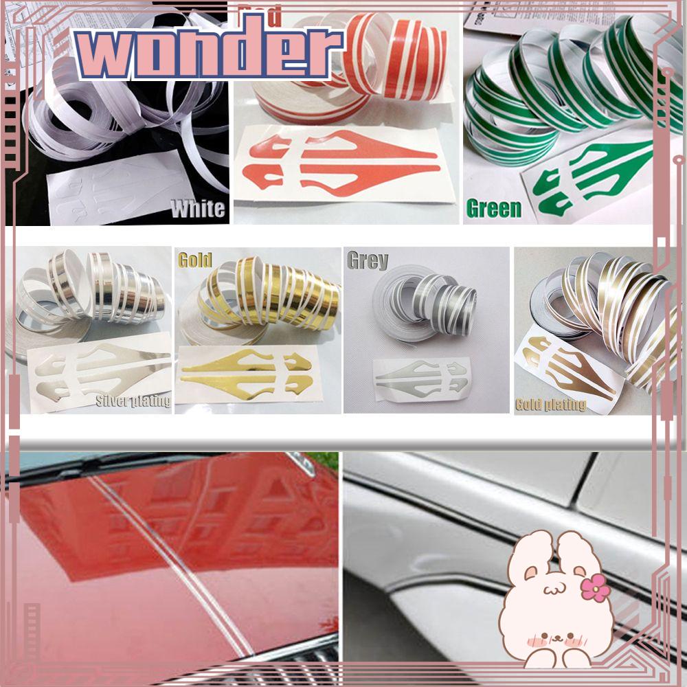 Wonder Car Body Decal Fashion Multicolor Balap Pinstripe Steamline