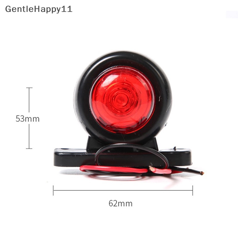 Gentlehappy 2pcs Lampu LED Mobil Truk 12V /24V Side Marker Light Outline Lamps Untuk SUV Truck id