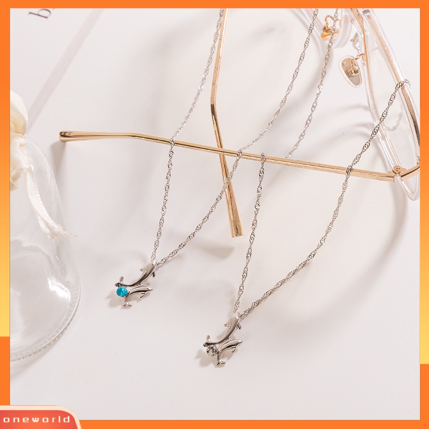 [ONR] Kalung Lumba Ganda Liontin Kalung Bentuk Hewan Bertabur Berlian