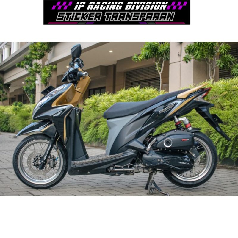 Striping transparan Vario old 125 bohlam list gold