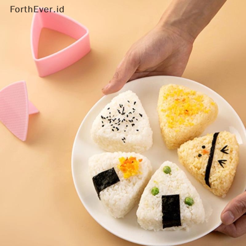 Ff Cetakan Sushi Onigiri Rice Ball Food Press Segitiga Sushi Maker Mold Sushi Kit F