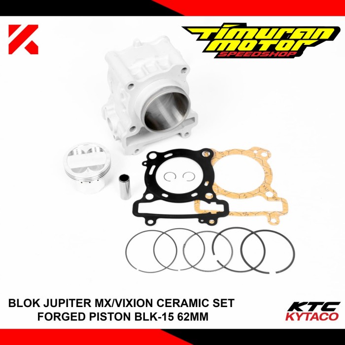 READY CYLINDER BLOK KTC MX - MX KING - VIXION 62 MM ORIGINAL
