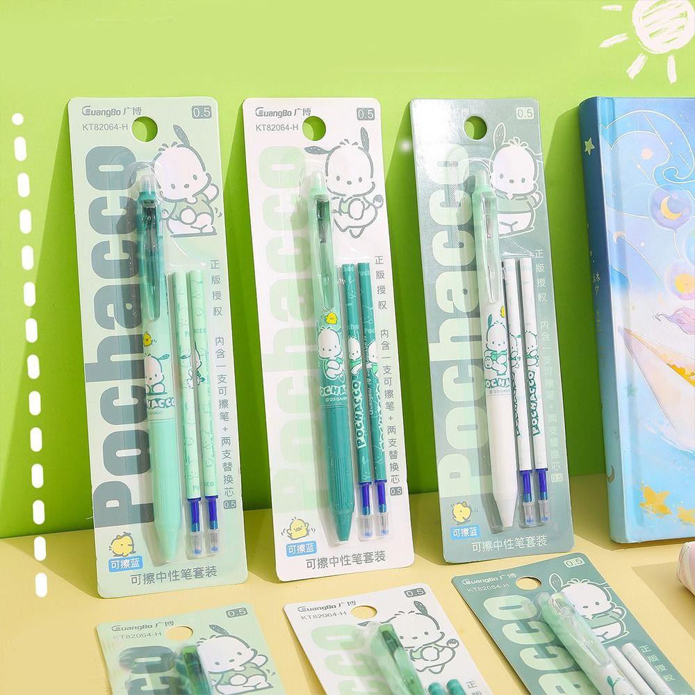 Mxbeauty Set Pen Thermal Erasable Tahan Lama Stationary 0.5mm Press Gel Pen Set Untuk Pelajar