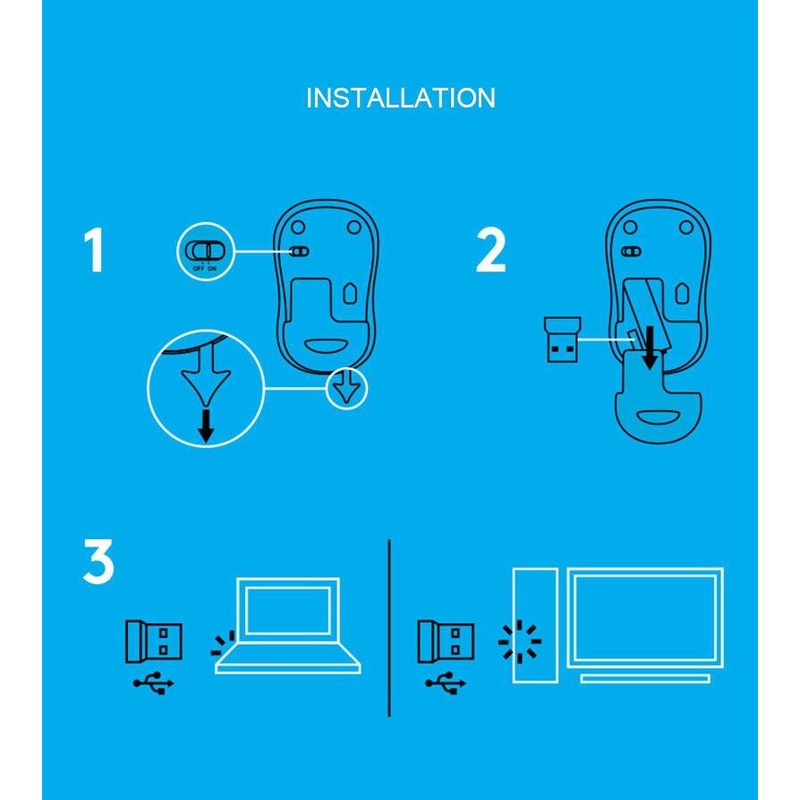 【100% ORI】 Logitech M330 Mouse Wireless Bluetooth Gaming - Silent Click