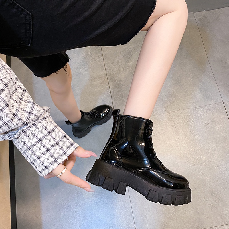 LM - 0291 FREE BOX Sepatu Boots Korea Wanita Fashion Premium Quality