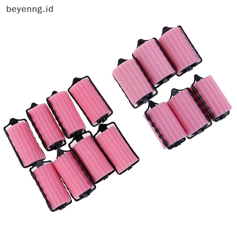 Beyen 6/8Pcs Spons Busa Bantalan Diy Styling Rambut Rol Pengeriting Pembuat Twist Tool ID