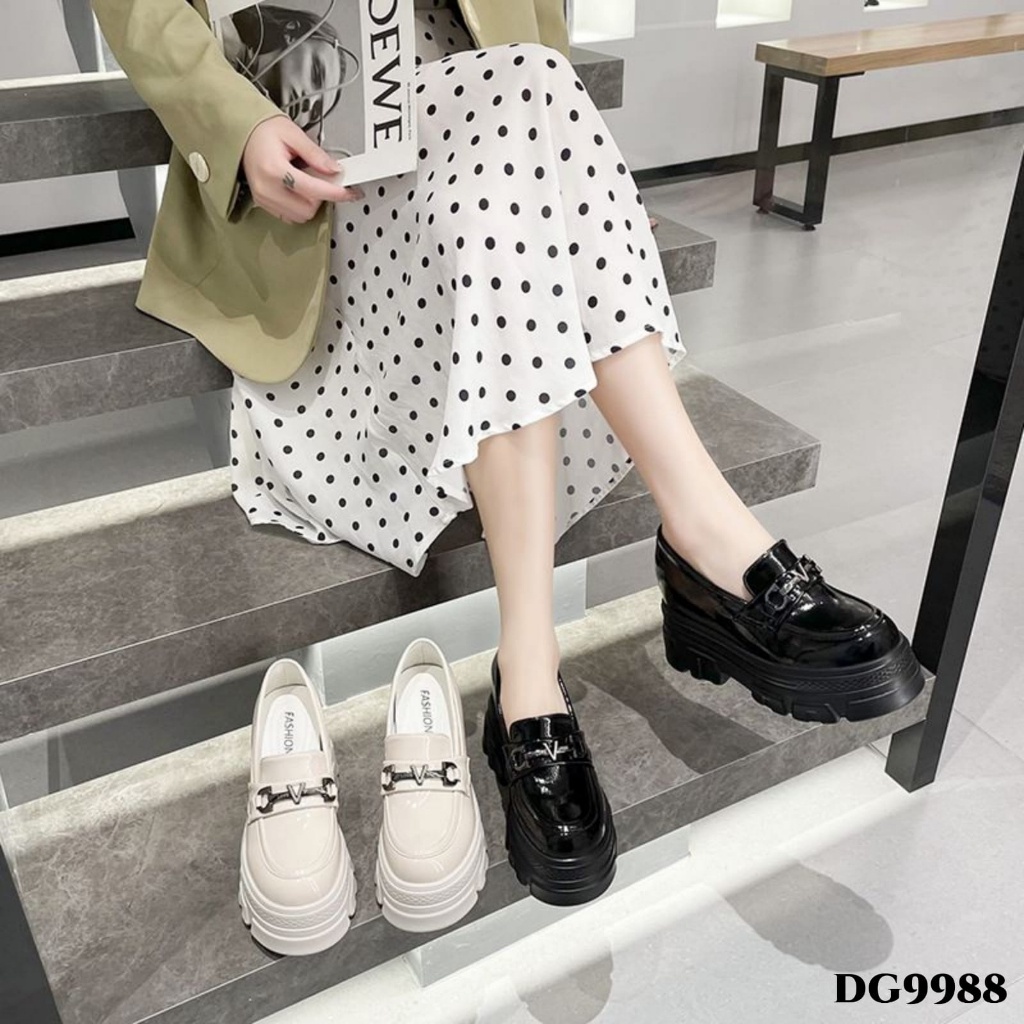 PRF Sepatu High Wedges Fashion Korea DG9988