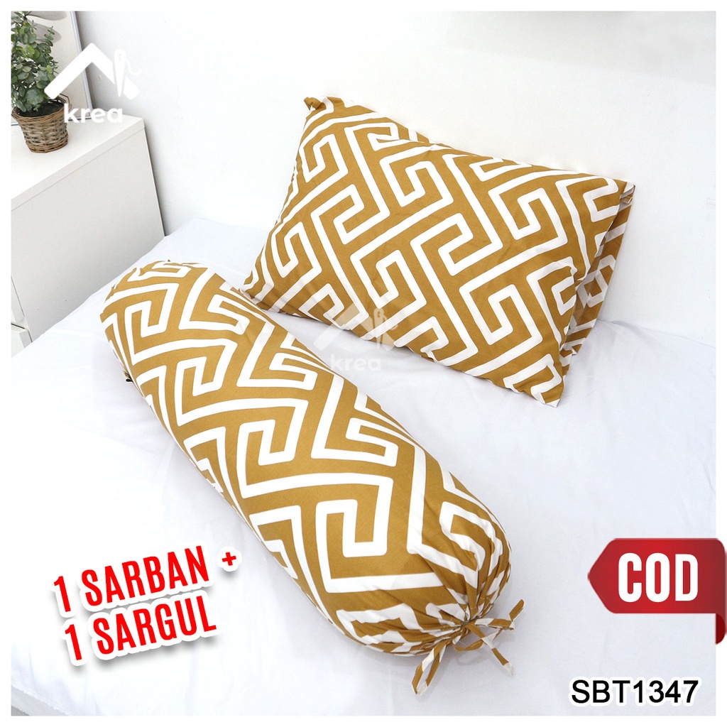 SARUNG BANTAL GULING MOTIF BAHAN KATUN