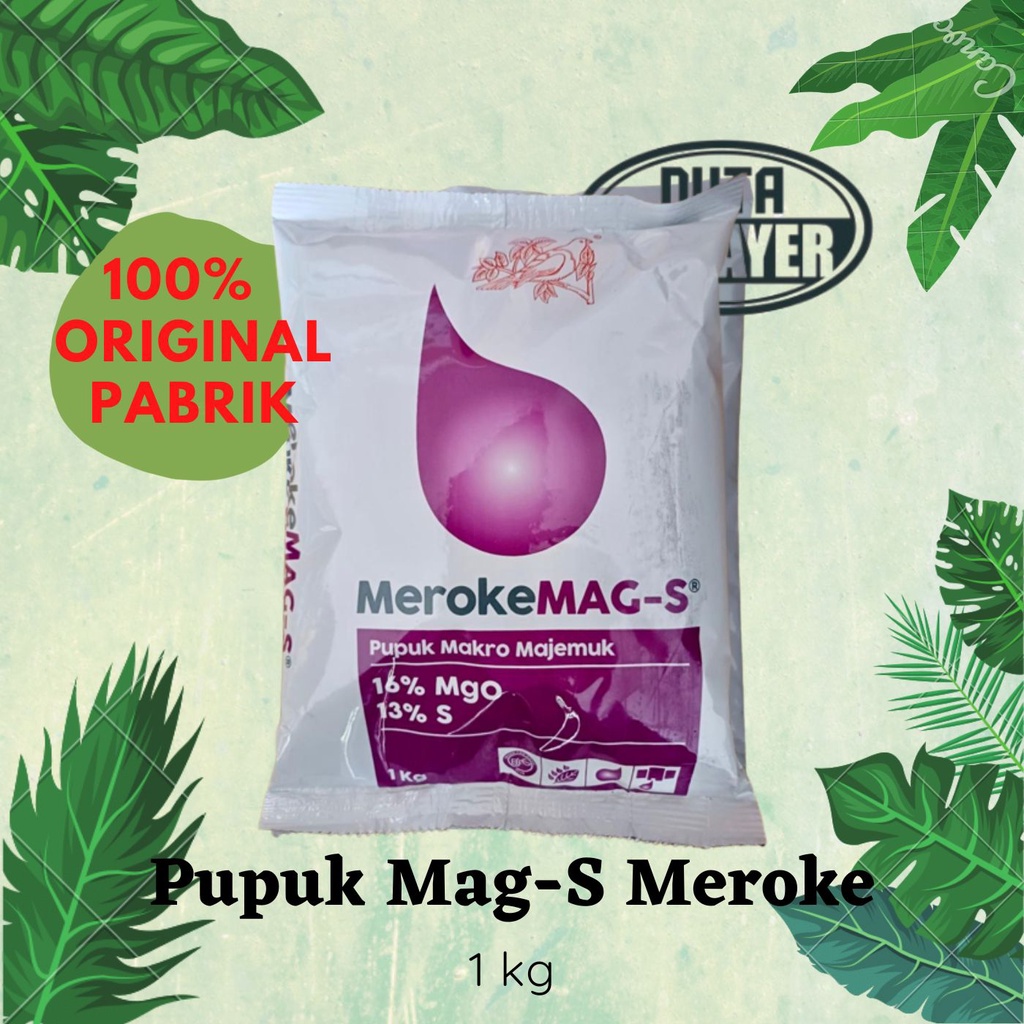 MEROKE Pupuk Magnesium Sulfate 1kg - Mag S Kemasan Pabrik 1 kg