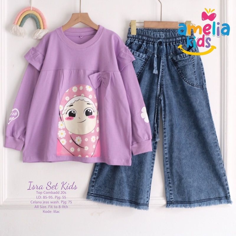 IRSA SET Celana (8-11th) ORI AMELIA KIDS | Setelan Anak