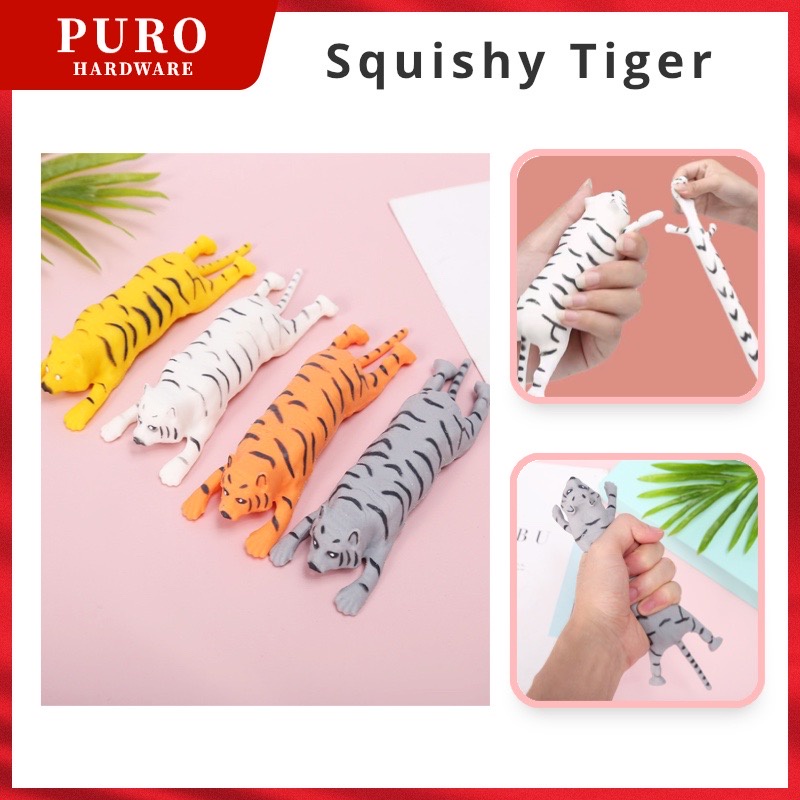 Stretch Toys Macan Mainan Tarik Anak Satisfying Toy Edukasi Anak / Squishy Tiger