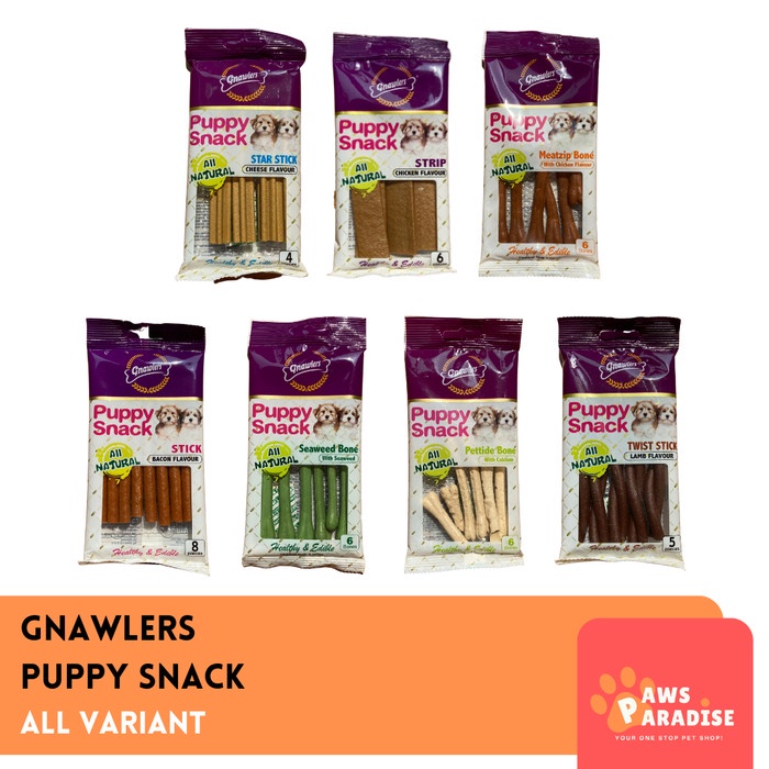 GNAWLERS Puppy Snack 80gr - Snack Anjing