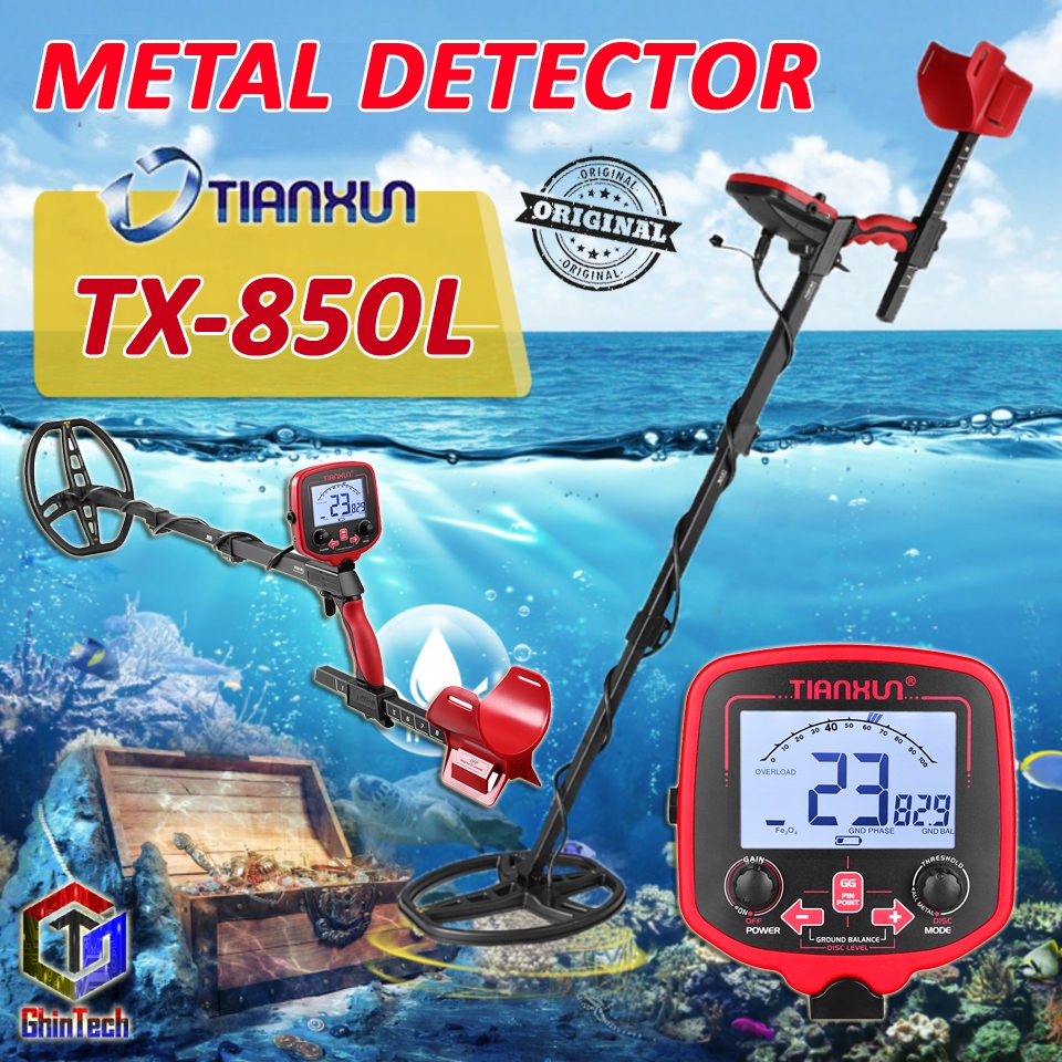 NEW ORIGINAL TIANXUN Metal Detektor TX850L TX850 L Logam Emas Pendeteksi Logam Dan Emas Metal Detect