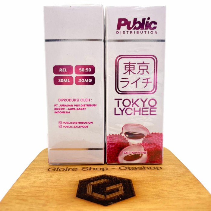 SALT - Tokyo Lychee 30ml SaltNic by Public Liquid Pods Leci Mint Nic